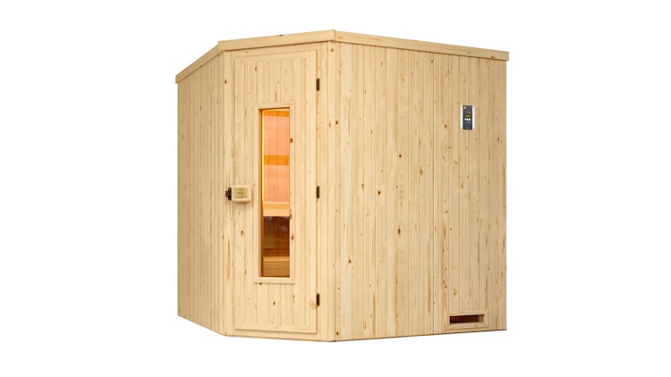 Weka Elementsauna Varberg 2 mit Eckeinstieg - 68 mm