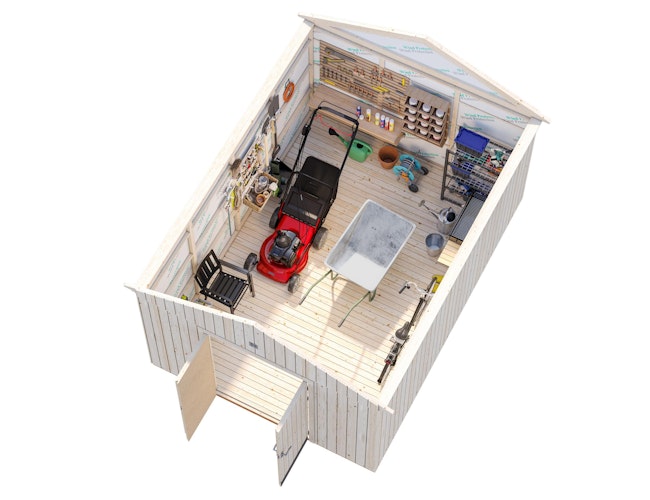 Palmako Gerätehaus Martin 13,6 m² - 18+70 mm