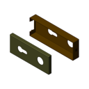 Vorschaubild Griffwerk PURISTO S -Kaschmirgrau Cover-Set -PZ