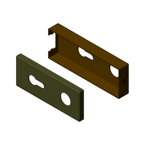 Griffwerk PURISTO S -Kaschmirgrau Cover-Set -PZ