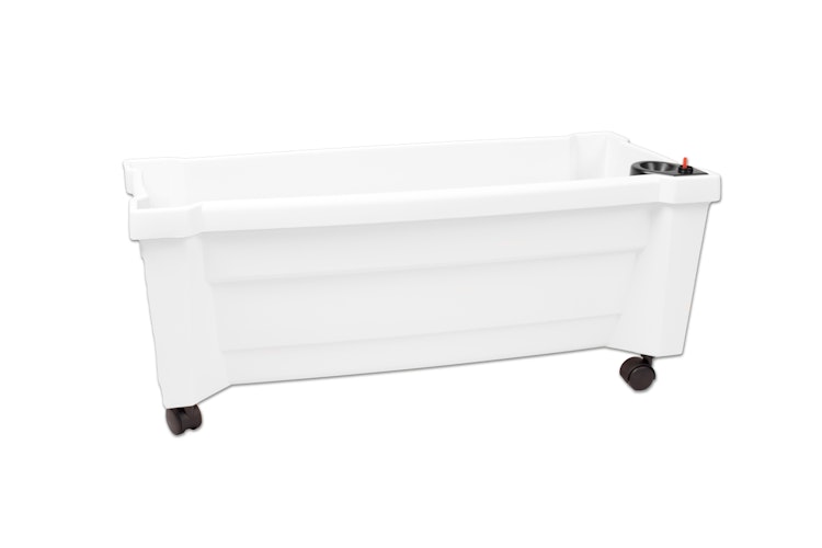 KHW Calypso Pflanzkasten auf Rollen mit Bewässerungssystem + modularem Spalier