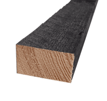 mocoPinus Fassade Unterkonstruktion R4F Fichte Matt Schwarz 40 x 60 x 5000 mm