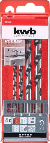 kwb ROCKER Bohrer-Kass.5-10, 4-tlg 44800