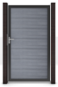 Vorschaubild GroJa Solid Grande Tor Standard 1-flügelig mit Anthrazitrahmen
