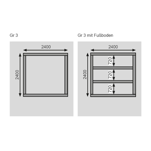 Karibu Premium Gartenhaus Theres 3 - 28 mm