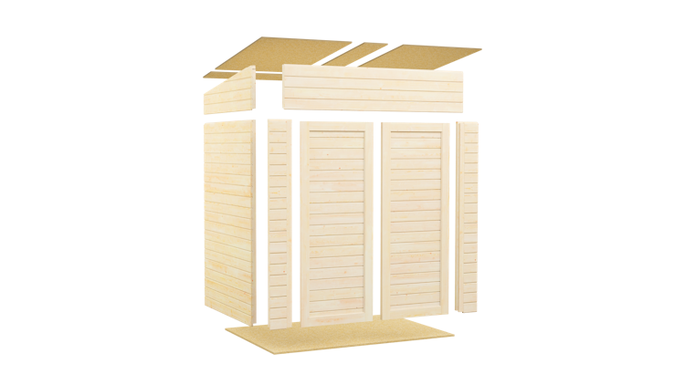 Bertilo Gerätehaus Timmo 1 - 19 mm