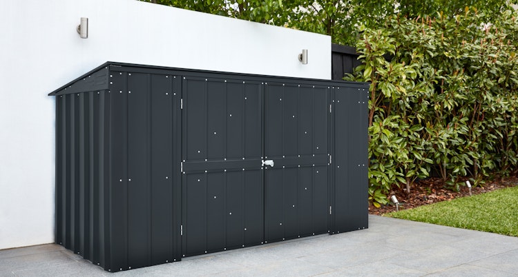 Globel Mülltonnenbox "Easy" mit Klappdeckel für bis zu 3 Mülltonnen