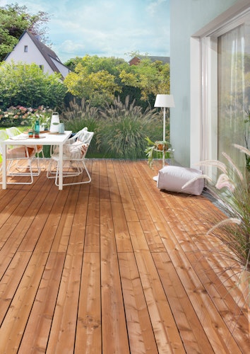 OSMO Terrassendiele Thermo-Fichte - geriffelt - für SenoFix