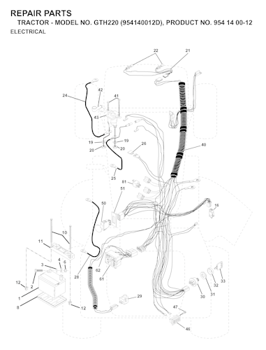 Husqvarna Gartentraktoren GTH220, 954140012D, 1998-07