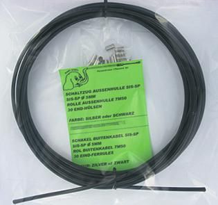 Slurf Schaltzugaußenhülle SIS-SP5 7,5 m schwarz