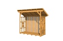 Vorschaubild Skan Holz Holzunterstand Kaminholzlager Lars 2