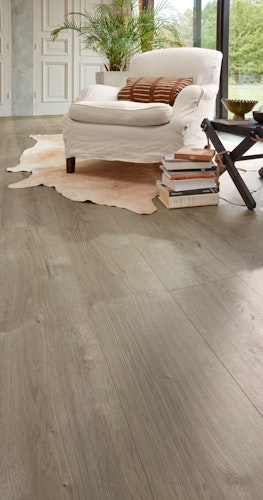 HANDMUSTER MEISTER Designboden MeisterDesign. next DL 500 S 7140 Eiche Merino grau Porensynchron-Struktur