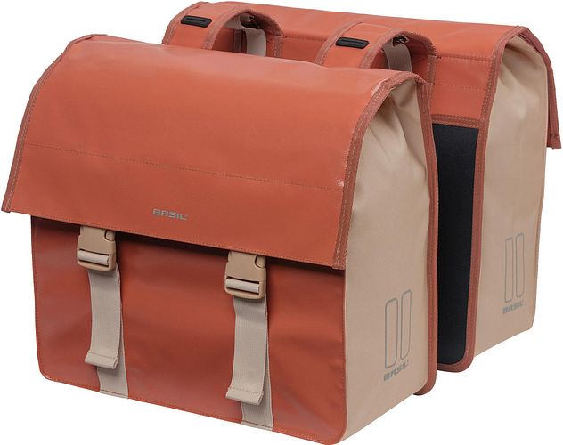Basil Urban Load Doppeltasche rot,rosa