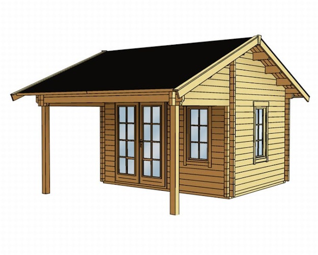 Skan Holz 70 mm Blockbohlenhaus Calgary