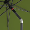 Vorschaubild doppler Mittelmastschirm myZONE 300 Push up, Aluminium Anthrazit / 100 % Polyester 180 g/m²