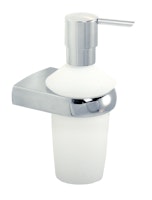 Bravat Flüssigseifenspender Metasoft - Kunststoff, chrom