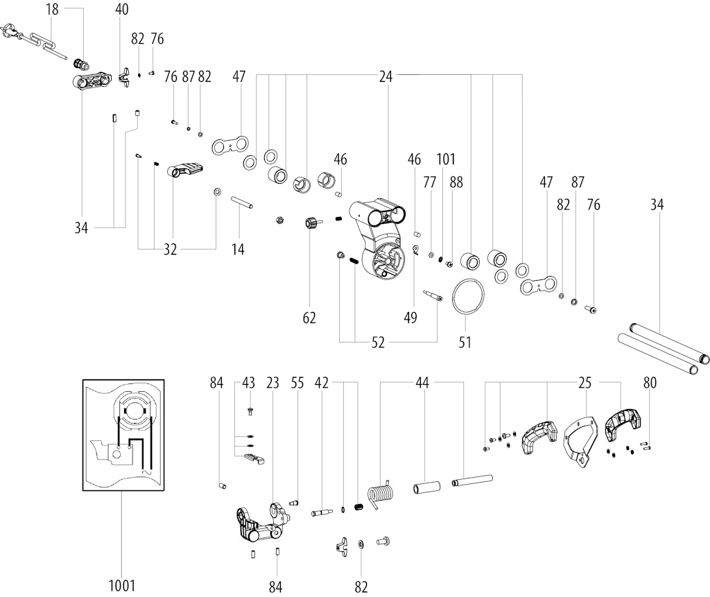 Explosionszeichnung Ersatzteile
