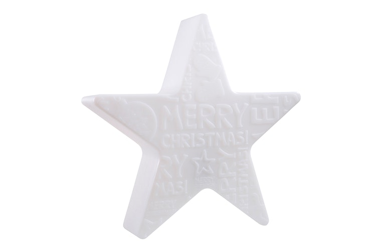 8 seasons design Solar LED-Dekoleuchte Shining Star 'Merry Christmas' Ø 60 cm