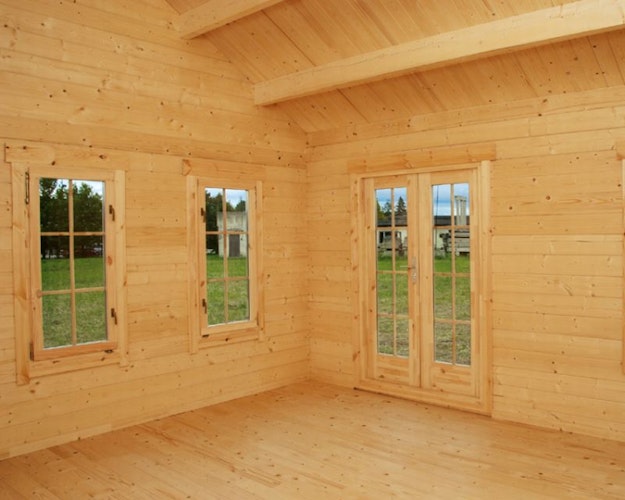 Skan Holz 45 mm Blockbohlenhaus Bern 4