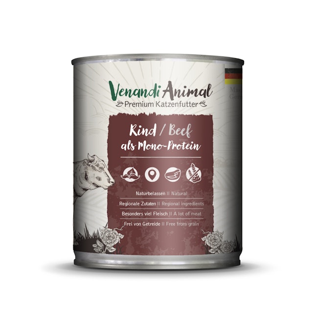 Venandi Animal Monoprotein 800g KatzennassfutterVorschaubild