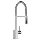 Vorschaubild Wasserhahn Küchenarmatur, QU, mit 360° schwenkbarem Auslauf, abnehmbare 2 strahl Handbrause, Verchromt