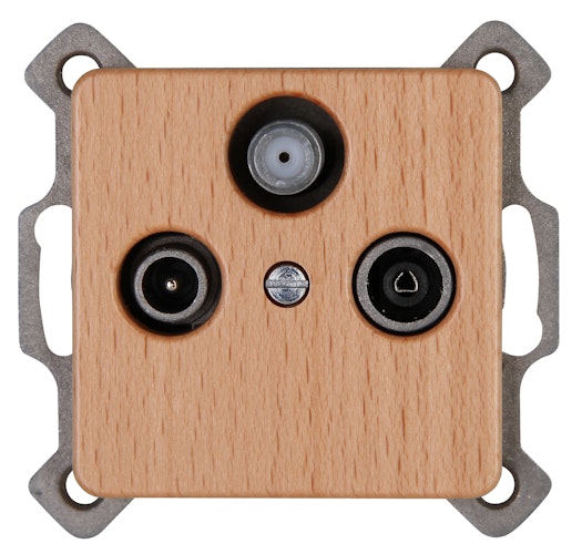 Kopp Einsatz/Abdeckung für Kommunikationstechnik holz - 917131082