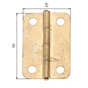 Vorschaubild Schatullenscharniere vermess. 24x165 mm