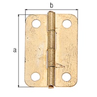 Schatullenscharniere vermess. 24x165 mm
