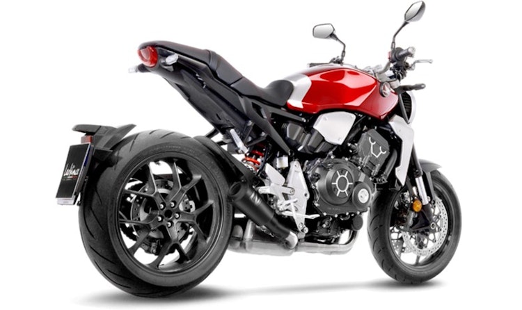 LeoVince SLIP-ON Edelstahl SBK LV-10 Schwarz für HONDA CB 1000 R