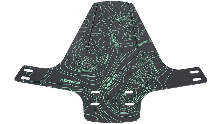 CONTEC Spritzschutz Shield 258 mm schwarz/grün