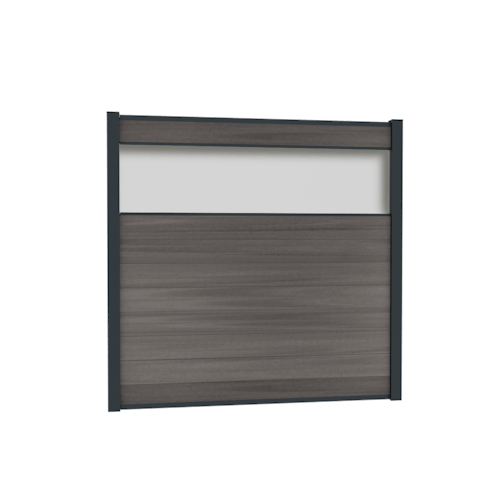 Fiberdeck BOSTON Kollektion CLARITY Milchglas satiniert