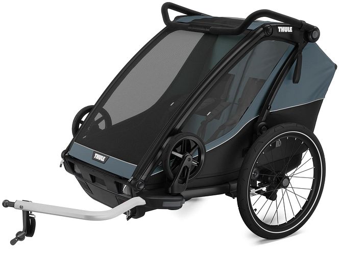Thule Kinderanhänger Chariot Cab Double dunkel schiefer
