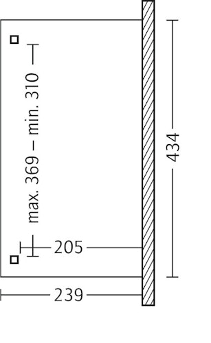 Skan Holz Terrassenüberdachung Verona o. Mittelpfosten Breite 434 cm