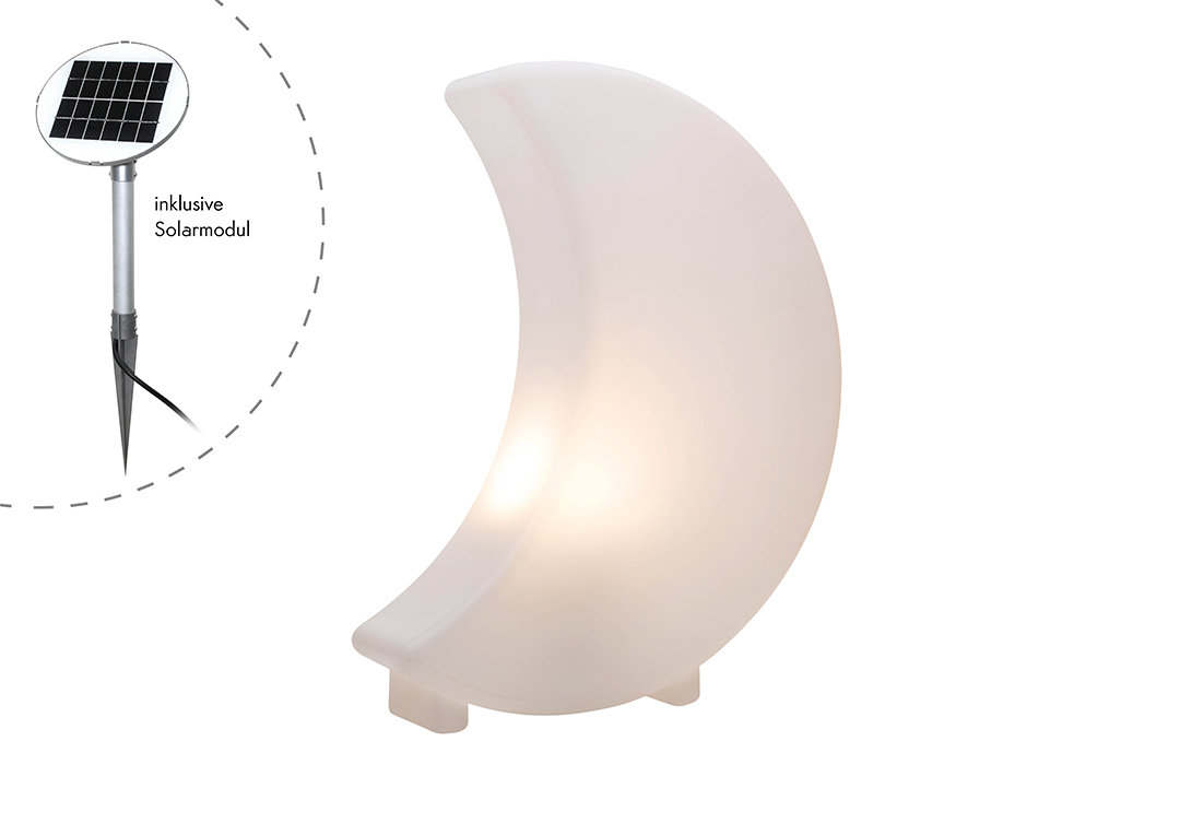 8 seasons design Solar LED-Dekoleuchte Shining Moon, verschiedene Größen