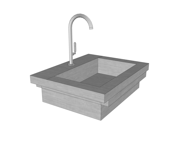 WWOO Edelstahl Waschbecken