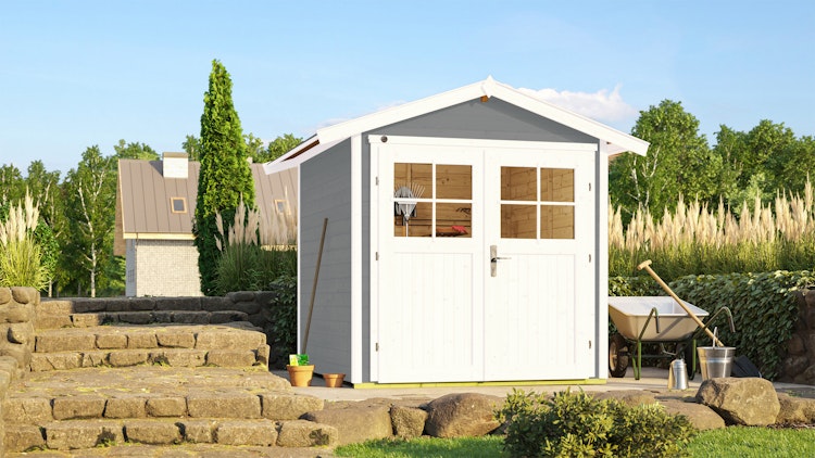 Weka Gartenhaus 224 inkl. Doppeltür - 21 mm