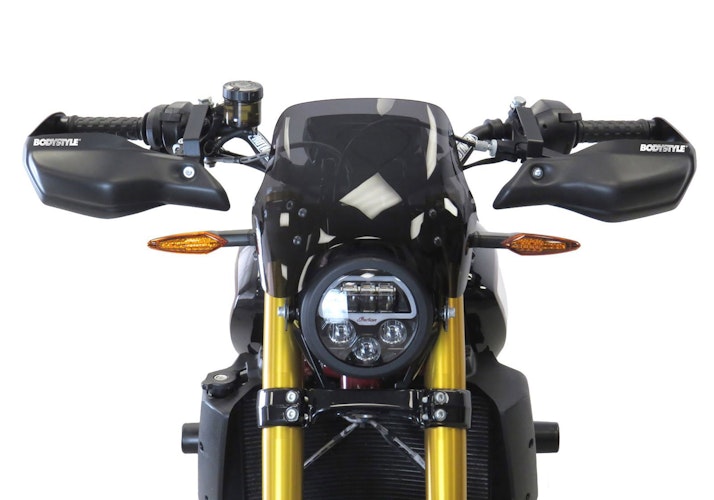 BODYSTYLE Handprotektoren ABS Kunststoff schwarz-matt für INDIAN FTR 1200 / S 