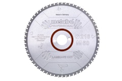Metabo Sägeblatt "laminate cut - professional"216x2,4/1,8x30 Z60 FZ/TZ 0°Zubehörbild