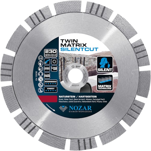 Nozar Diamant-Trennscheibe Twin Matrix Silentcut