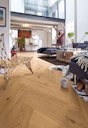 Vorschaubild MEISTER Parkettboden MeisterParkett. longlife PS 500 710 x 142 x 13 mm 9002 Eiche authentic gebürstet ultramattlackiert