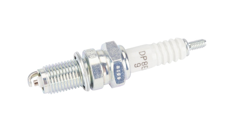 NGK Zündkerze DP8EA-9, Schlüsselweite 18, Zündkerze Gruppe D, Gewindedurchmesser 12 mm