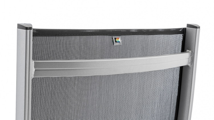 Kettler Multipositionssessel BASIC PLUS, Aluminium Silber / Outdoorgewebe Anthrazit