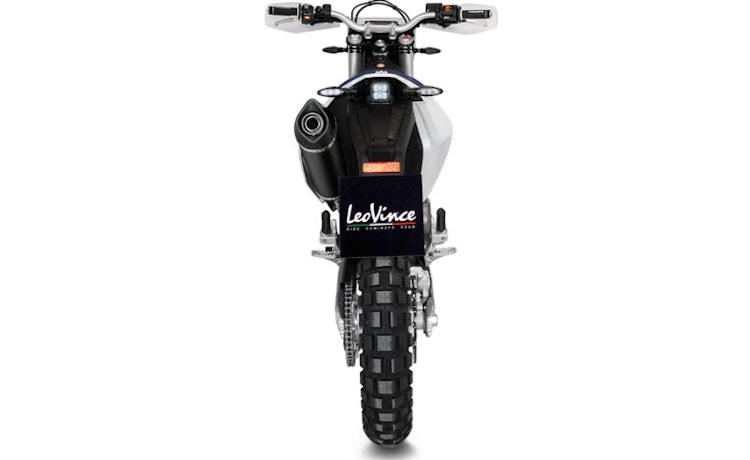 LeoVince Komplettanlage Edelstahl SBK NERO 1/1 für HUSQVARNA 701 SUPERMOTO / ENDURO / ENDURO LR mit Katalysator