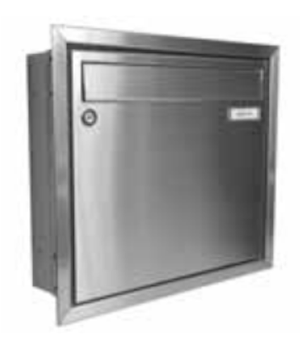 Gutta Rechteckvordach BS Plus 160 Sondermaß und Sonderfarbe inkl. Seitenteil und Briefkasten (neues Modell)