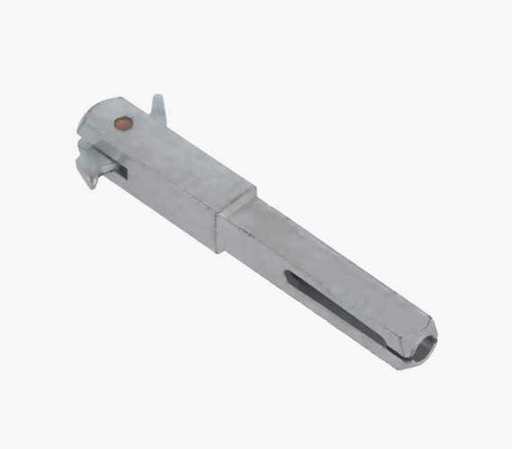 GRIFFWERK Vierkant Spaltstift 8/10mmx80mm für einseitig gebohrte Tür