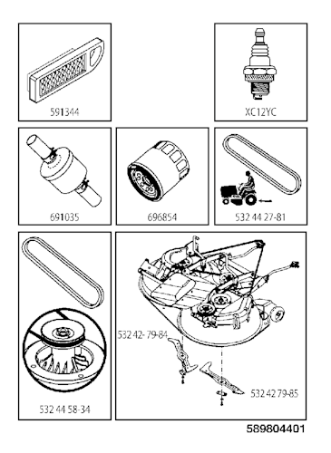 Husqvarna Gartentraktoren TC 238, 96051015901. 2016-10