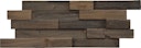 Vorschaubild INDO rustikale Holzwandverkleidung Teak DA52050CH Charred