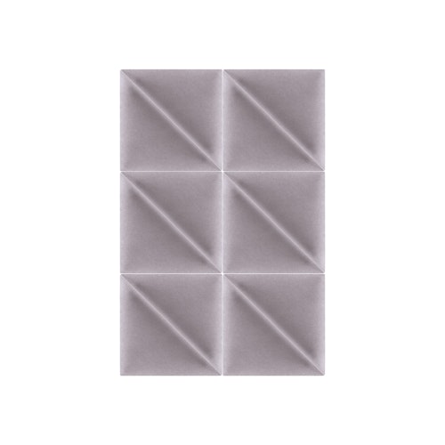 Mollis Polsterpaneel Rosa  30x30 cm Dreieck