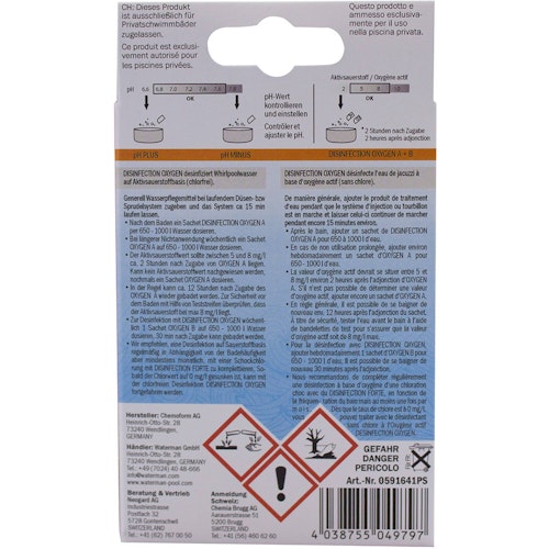 Summer Fun Desinfection Oxygen, Planet Spa