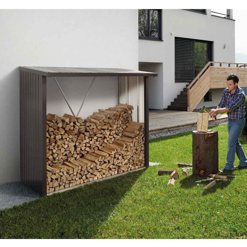 Biohort Woodstock Kaminholzlager Geräteschrank